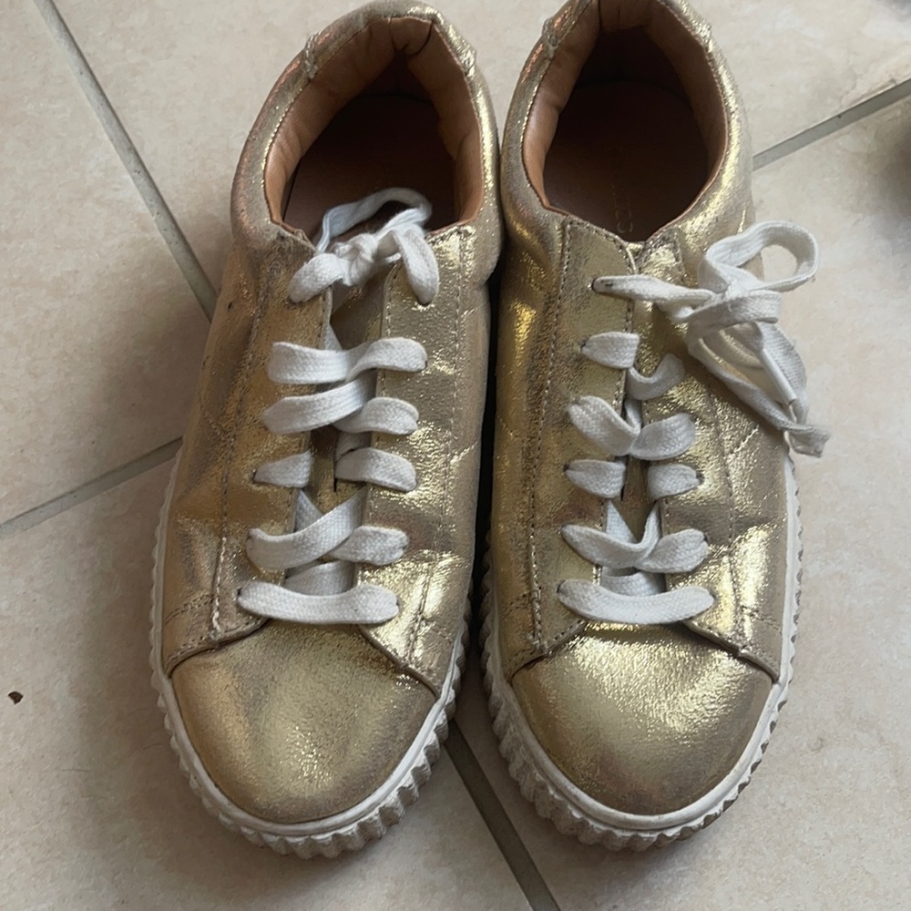 ❤️5 for $20❤️Express gold shoes